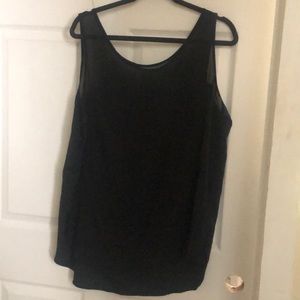 Black tank top